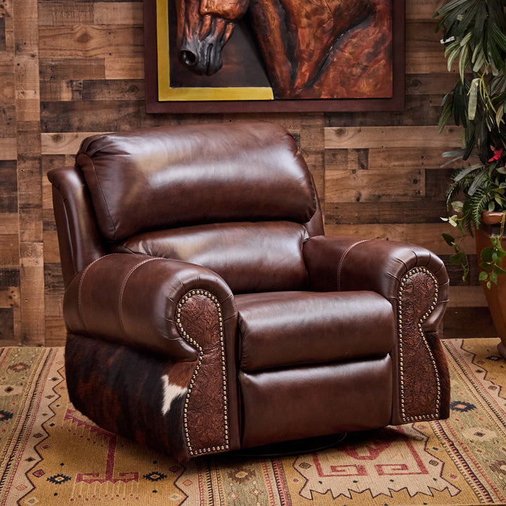 Coralino Leather Cowhide Recliner II