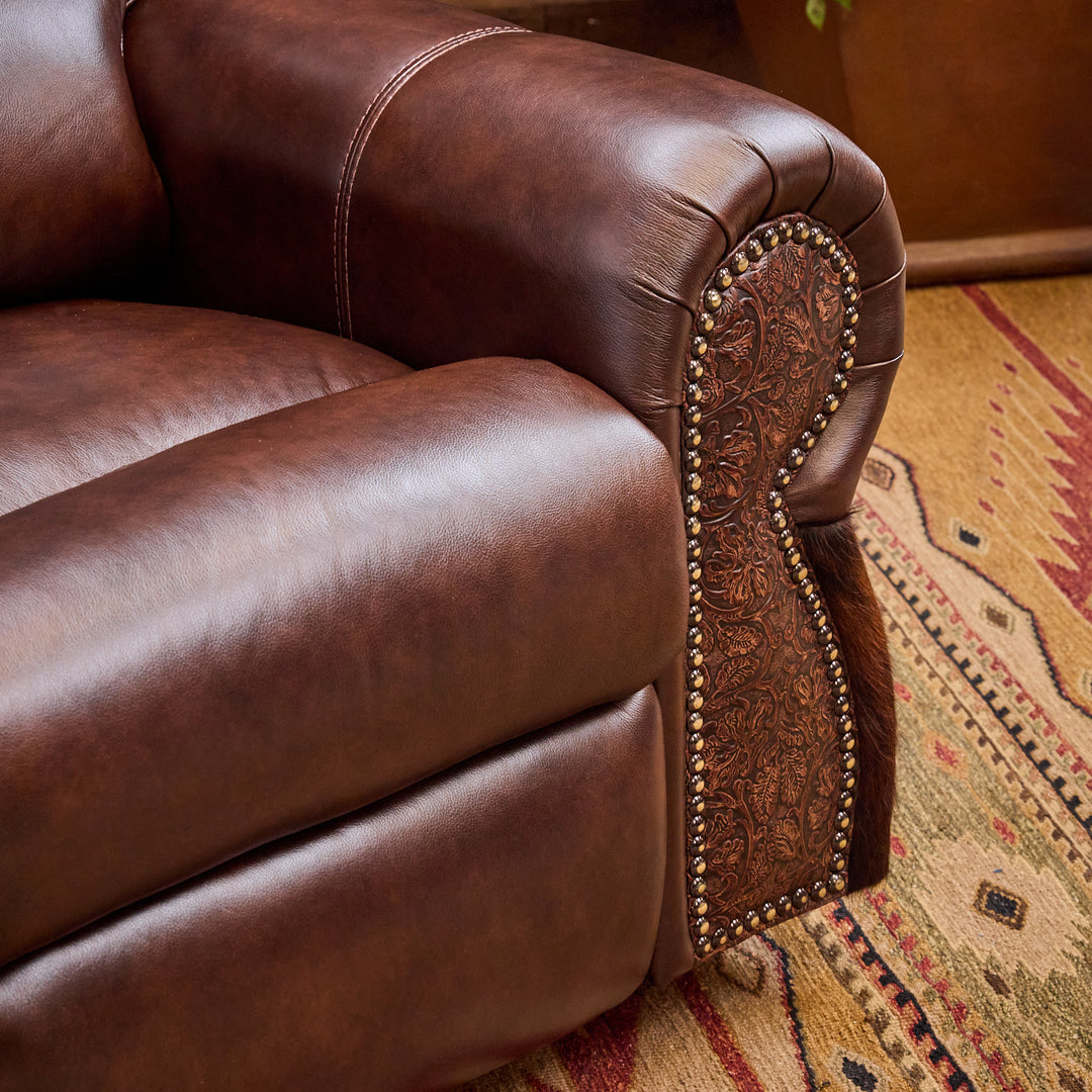 Coralino Leather Cowhide Recliner II