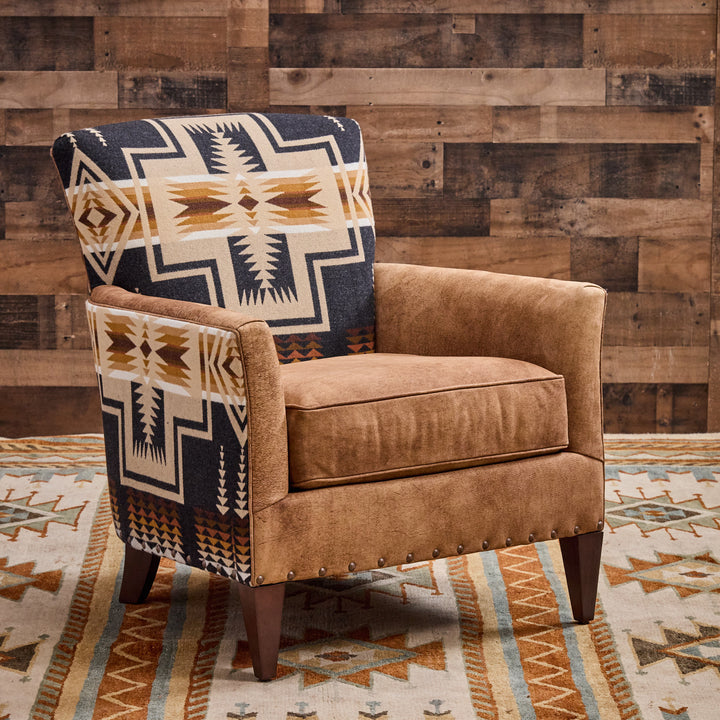 Bulverde Leather & Fabric Chair