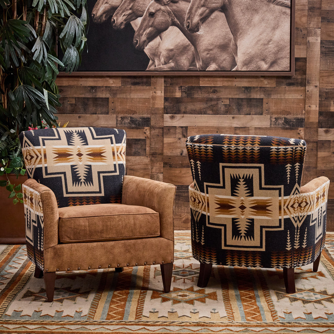 Bulverde Leather & Fabric Chair