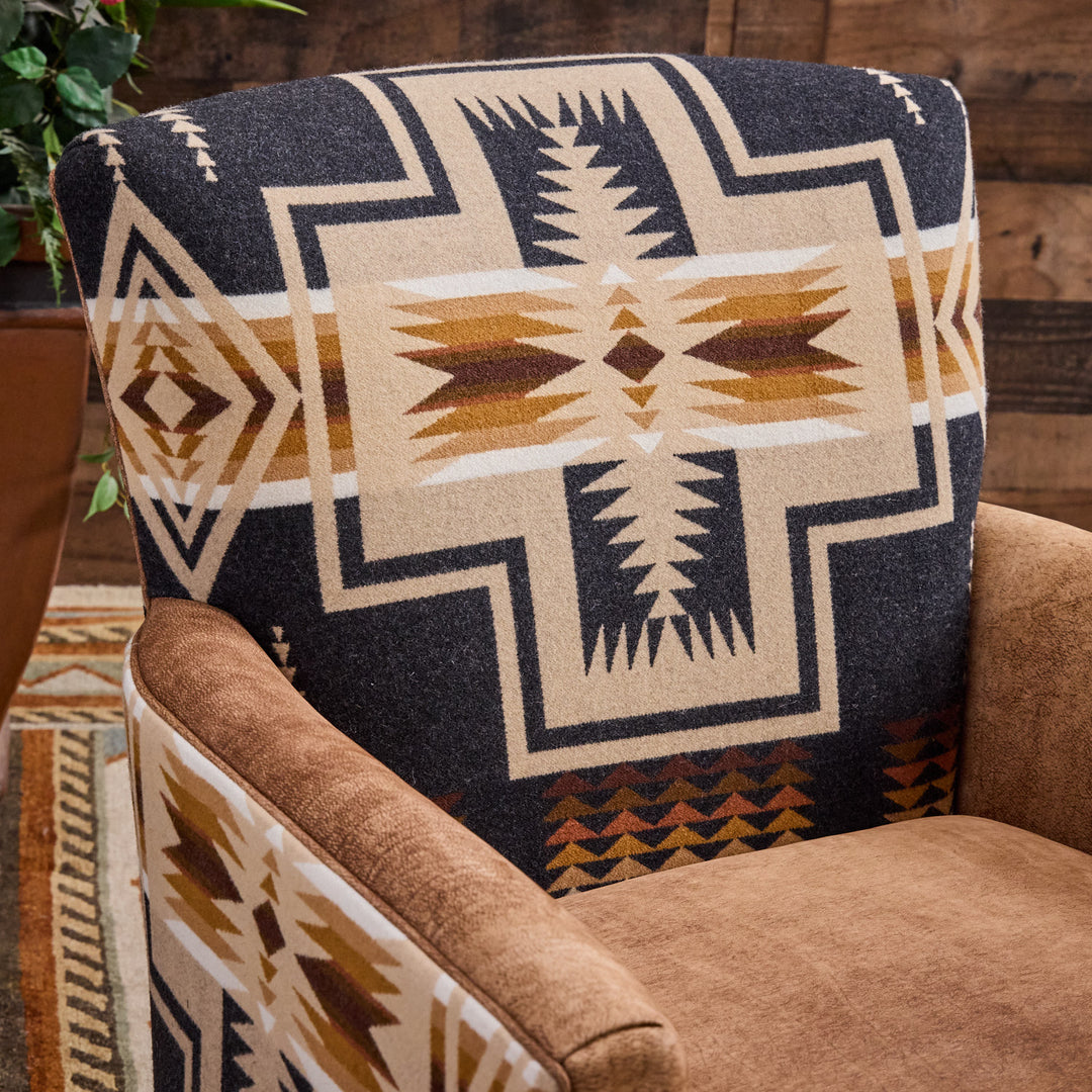 Bulverde Leather & Fabric Chair