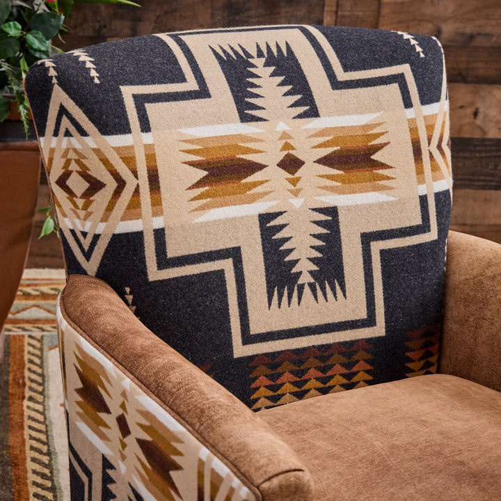 Bulverde Leather & Fabric Chair