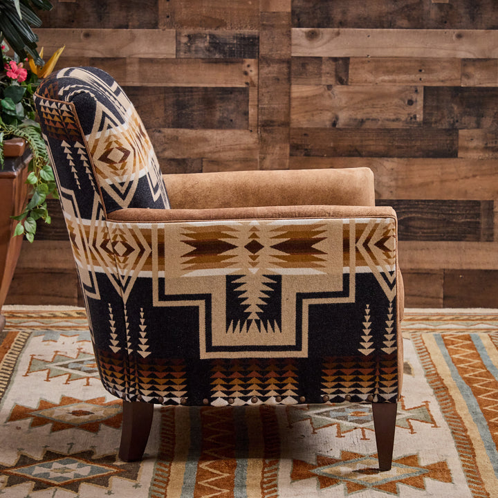 Bulverde Leather & Fabric Chair