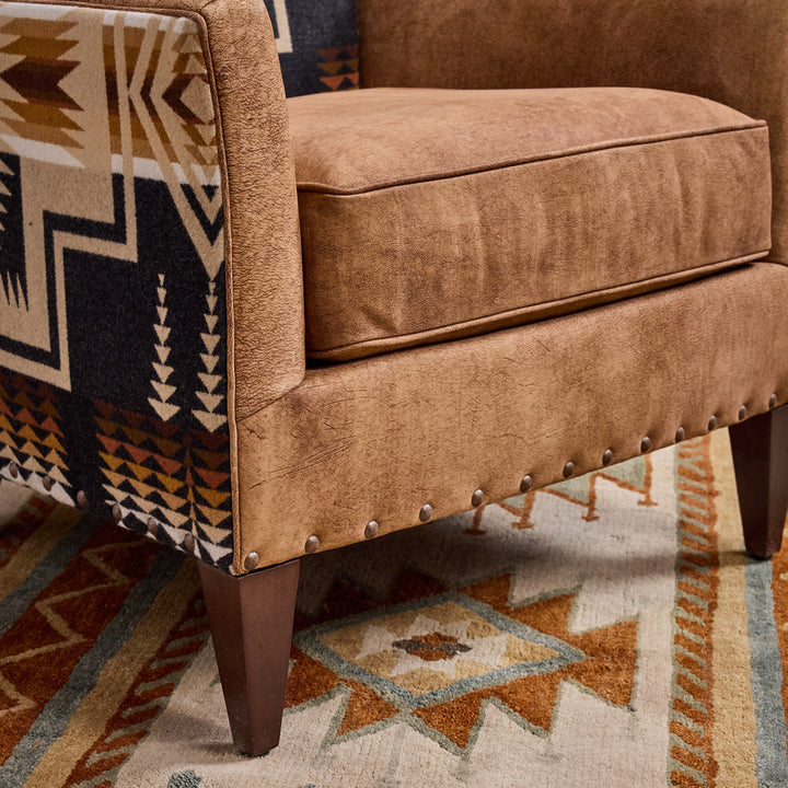 Bulverde Leather & Fabric Chair