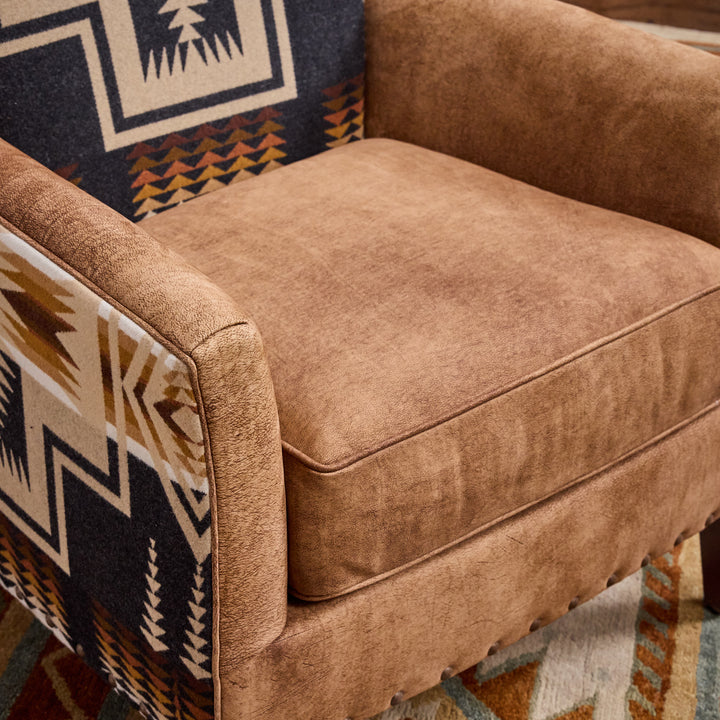 Bulverde Leather & Fabric Chair
