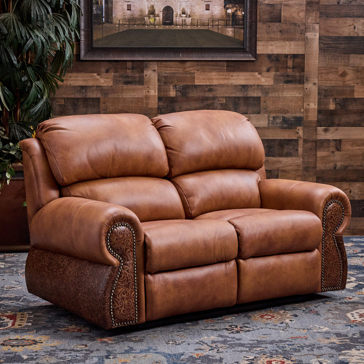 Coralino Legends Leather 2-Cushion Loveseat