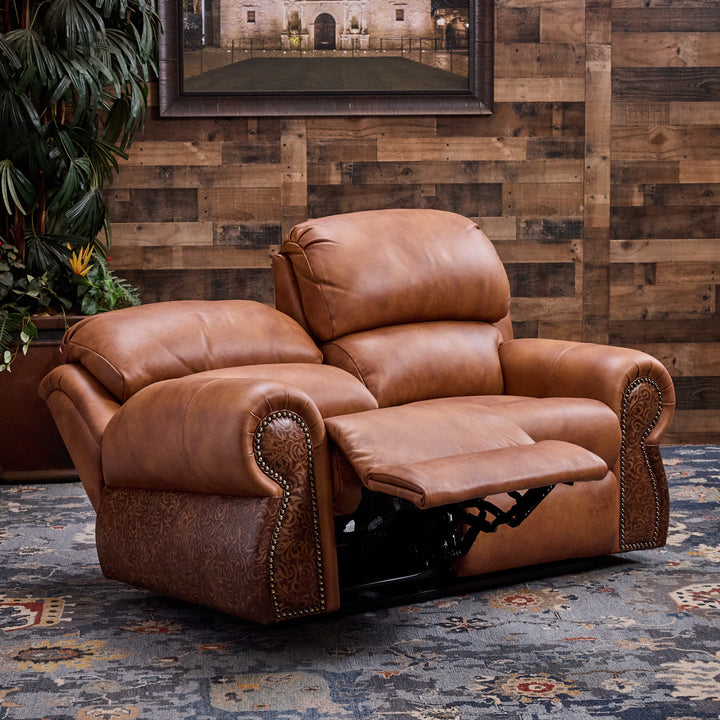 Coralino Legends Leather 2-Cushion Loveseat