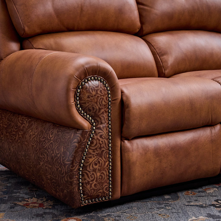 Coralino Legends Leather 2-Cushion Loveseat