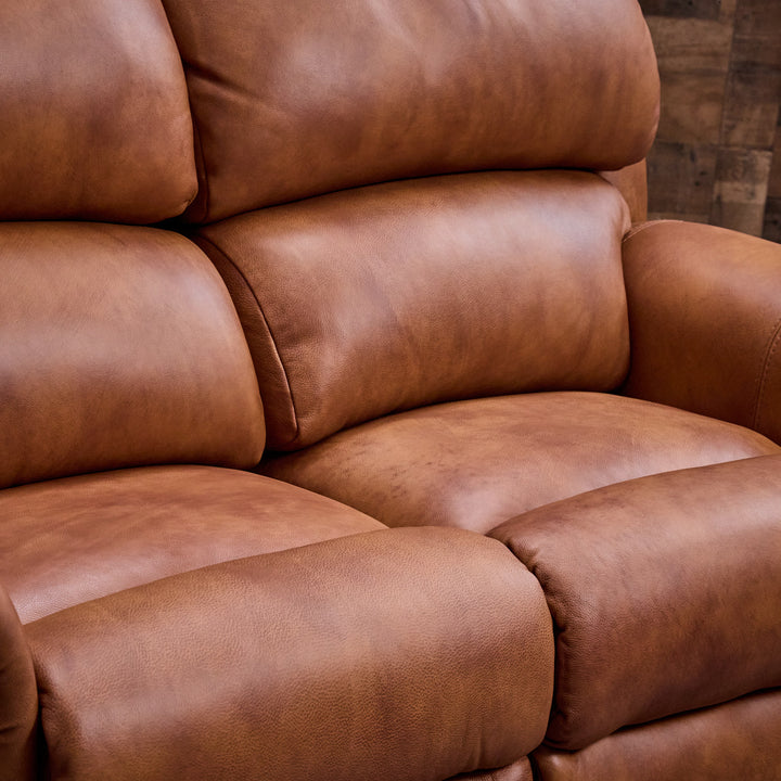 Coralino Legends Leather 2-Cushion Loveseat