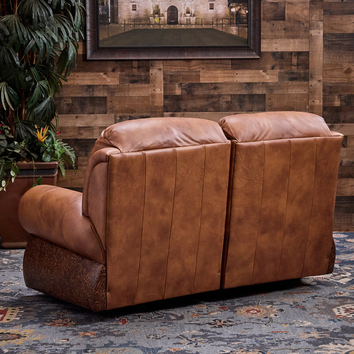 Coralino Legends Leather 2-Cushion Loveseat