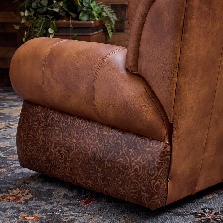 Coralino Legends Leather 3-Cushion Sofa