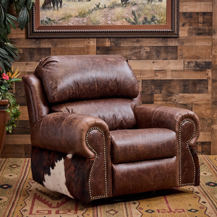 Coralino Leather Cowhide Recliner I