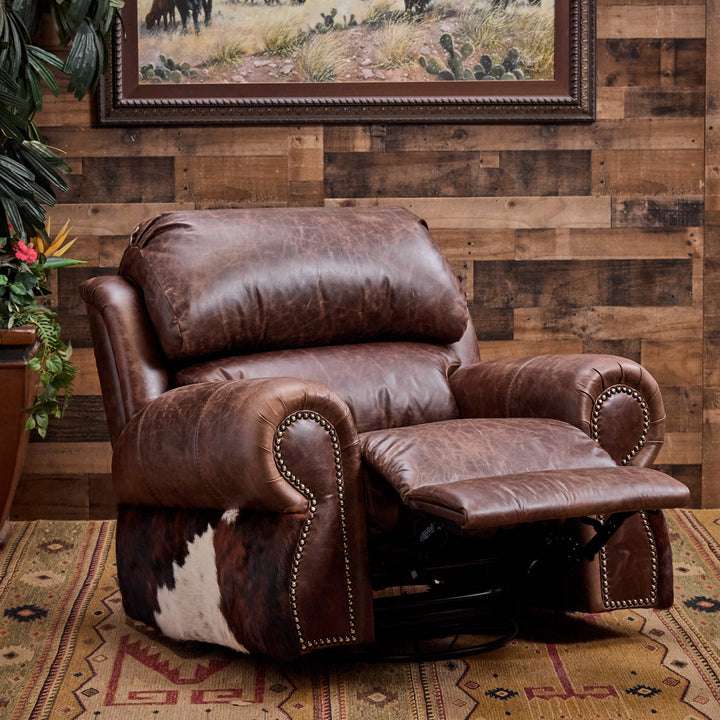 Coralino Leather Cowhide Recliner I