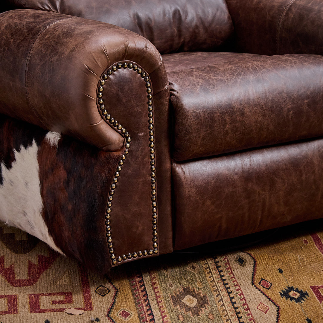 Coralino Leather Cowhide Recliner I