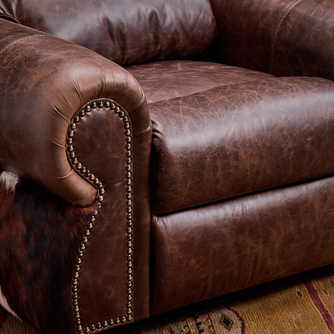 Coralino Leather Cowhide Recliner I