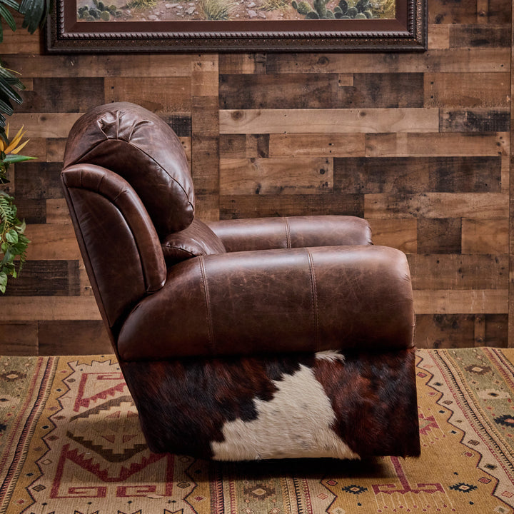 Coralino Leather Cowhide Recliner I