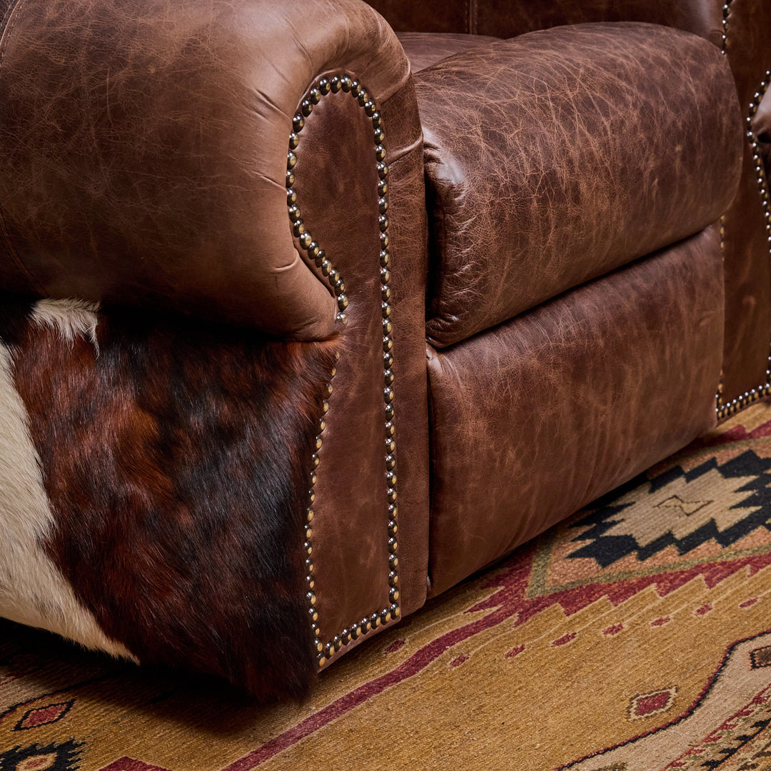 Coralino Leather Cowhide Recliner I