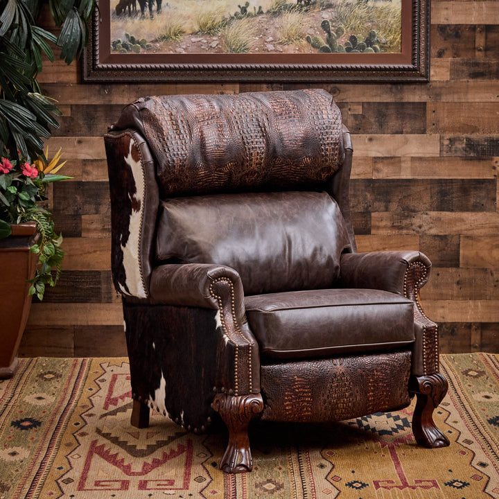 Jesse Western Cowhide Recliner