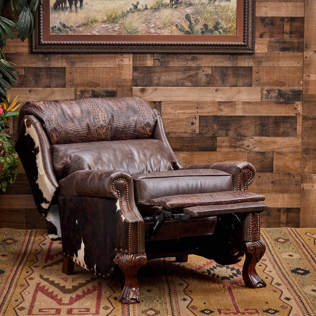 Jesse Western Cowhide Recliner