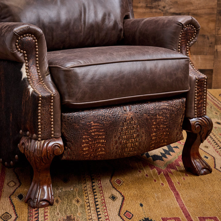 Jesse Western Cowhide Recliner