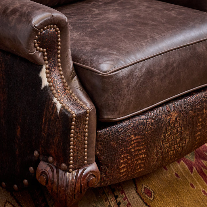 Jesse Western Cowhide Recliner