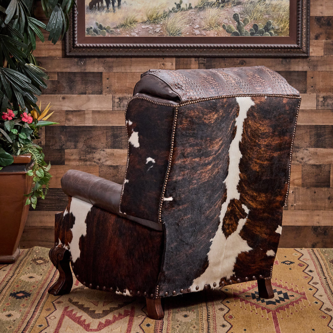 Jesse Western Cowhide Recliner