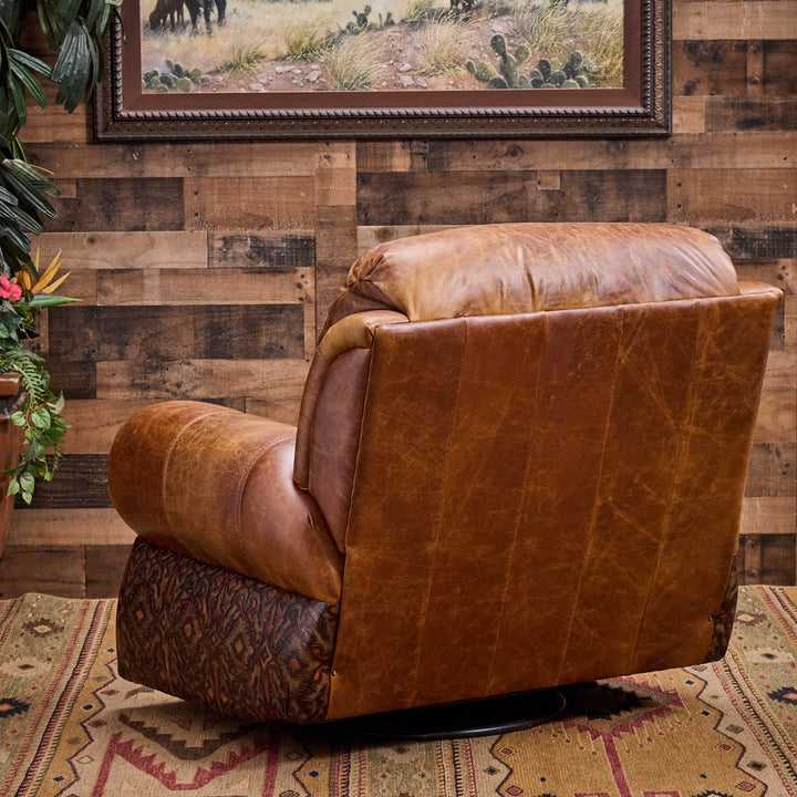 Bosque Ranch Coralino Leather Recliner