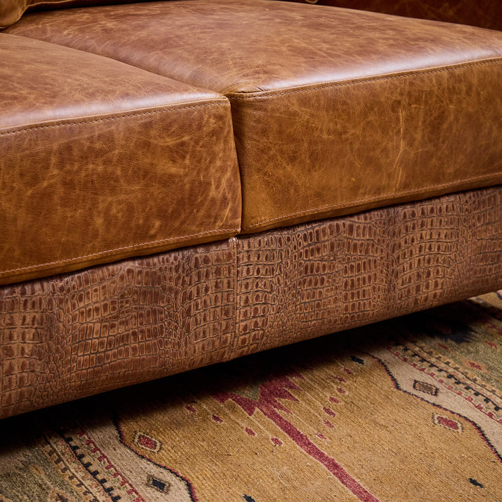 Bridgeport Sleeper Leather Loveseat