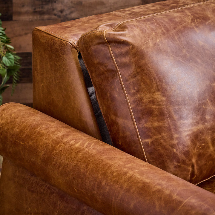 Bridgeport Sleeper Leather Loveseat