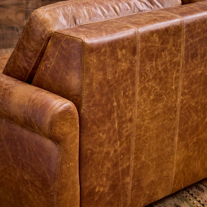 Bridgeport Sleeper Leather Loveseat