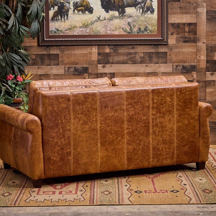 Bridgeport Sleeper Leather Loveseat
