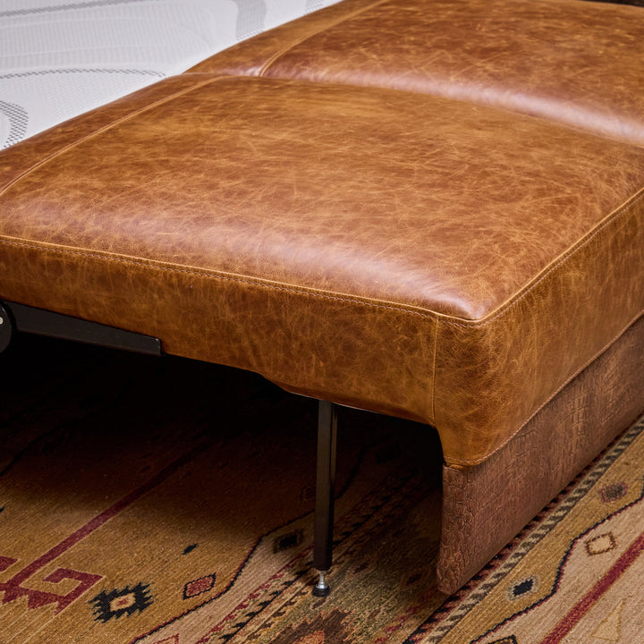 Bridgeport Sleeper Leather Loveseat