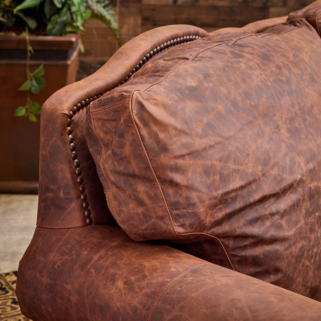 Laramie Quilted Leather Sofa