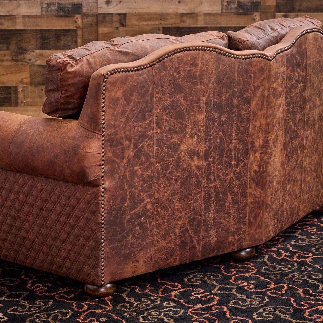 Laramie Quilted Leather Sofa