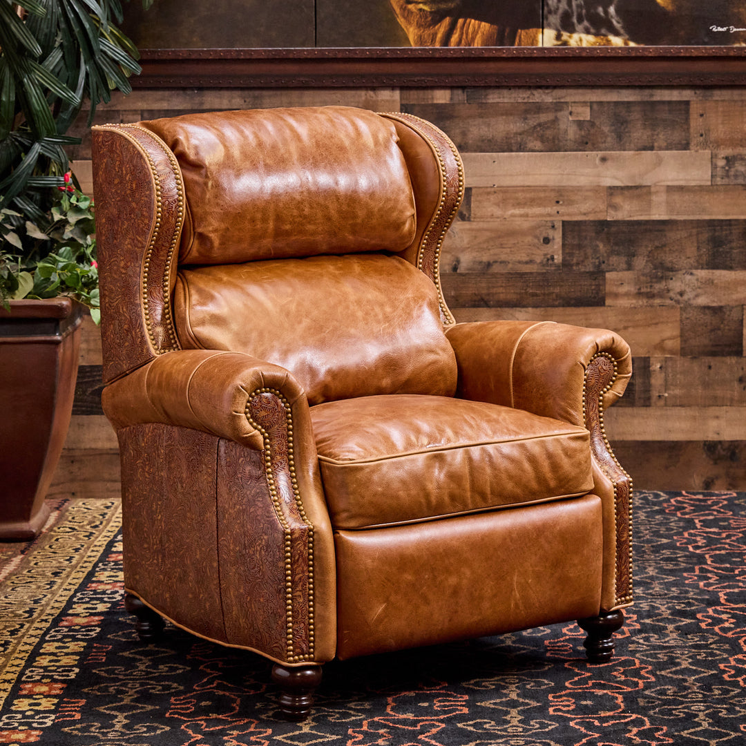 Cabrito Sycamore Leather Recliner