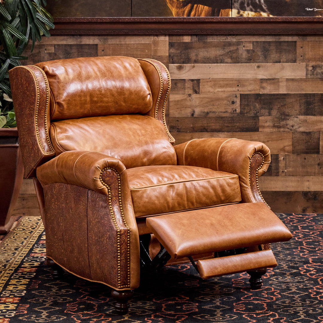 Cabrito Sycamore Leather Recliner