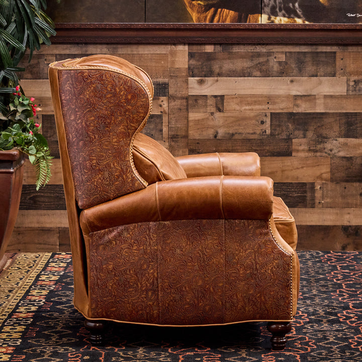 Cabrito Sycamore Leather Recliner