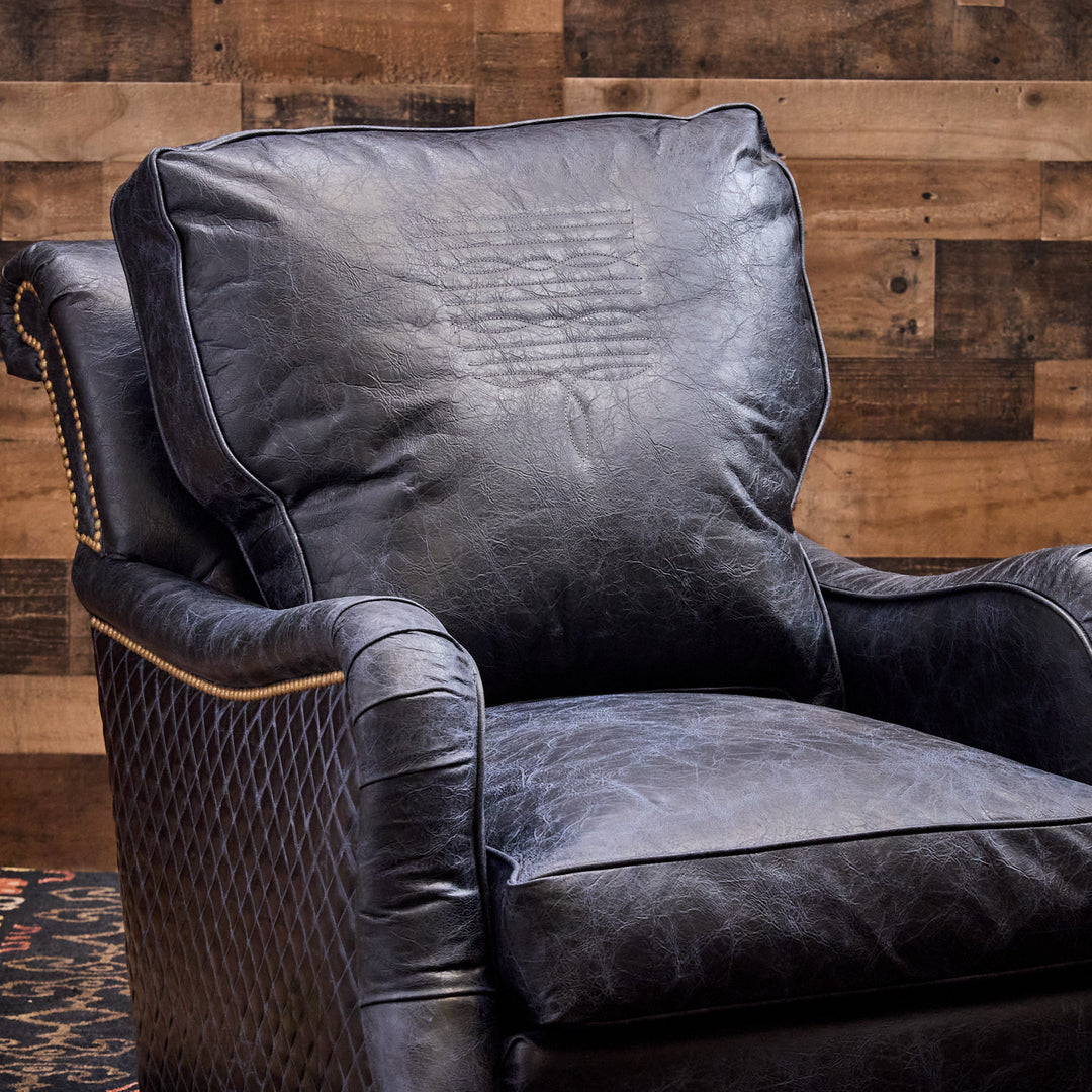 Navarro Boot Stitch Leather Chair