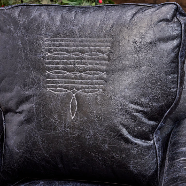Navarro Boot Stitch Leather Chair