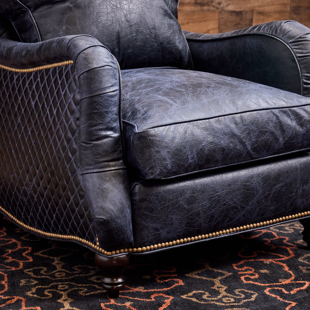 Navarro Boot Stitch Leather Chair