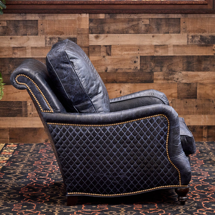 Navarro Boot Stitch Leather Chair