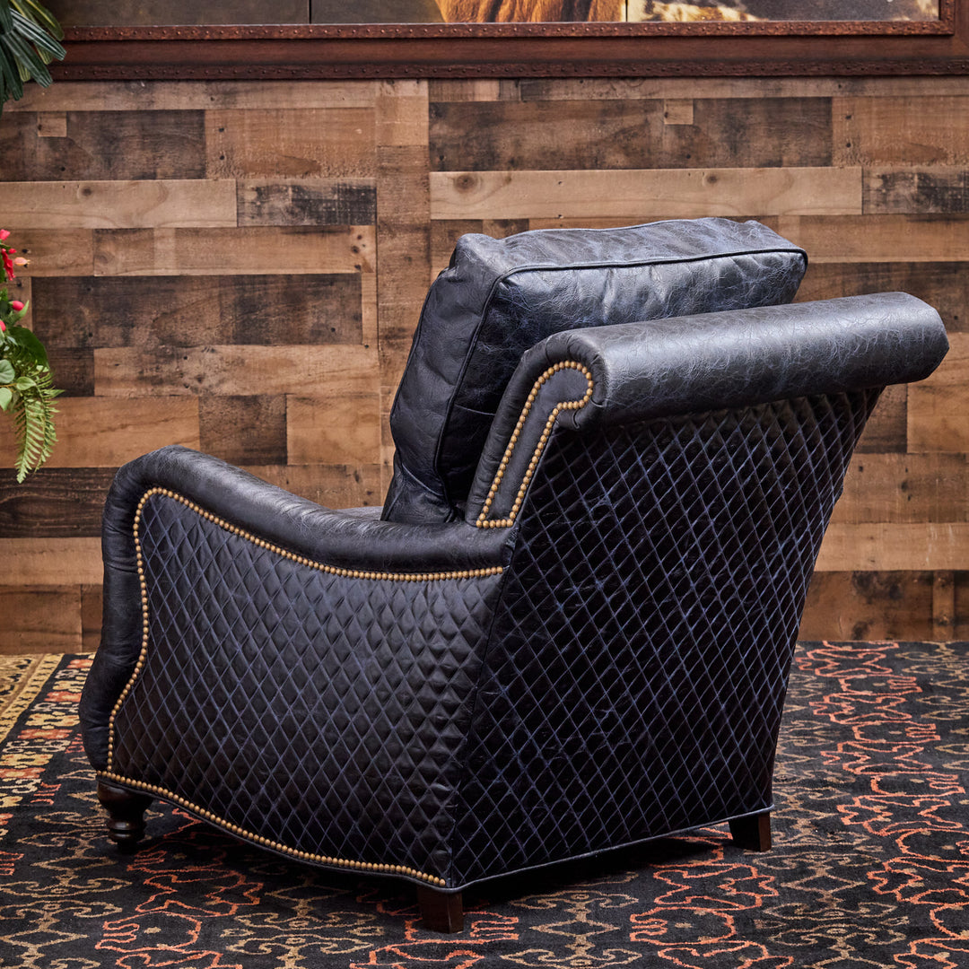 Navarro Boot Stitch Leather Chair