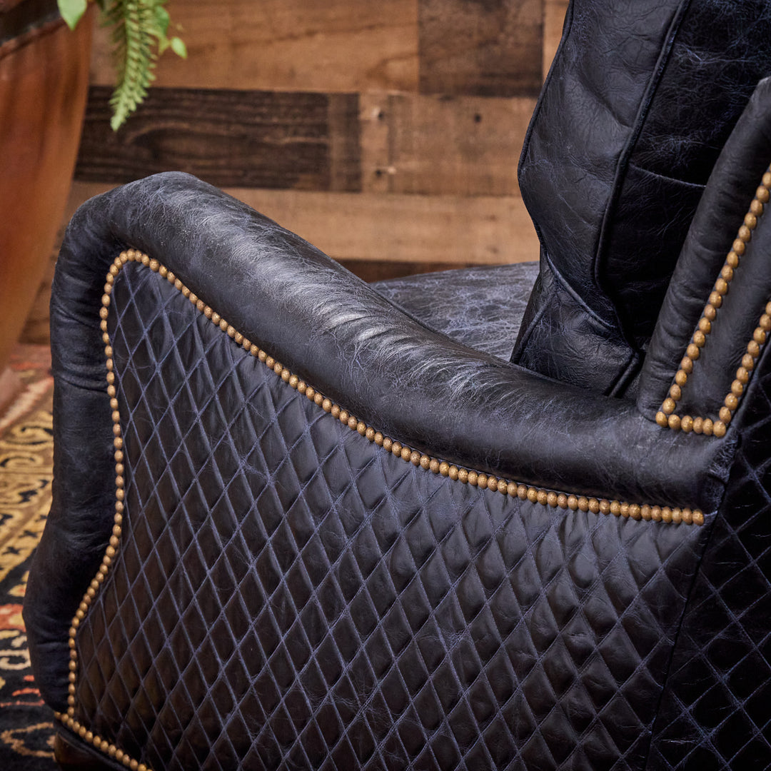 Navarro Boot Stitch Leather Chair