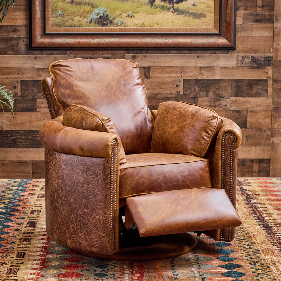 Wimberley Western Leather Snug Recliner