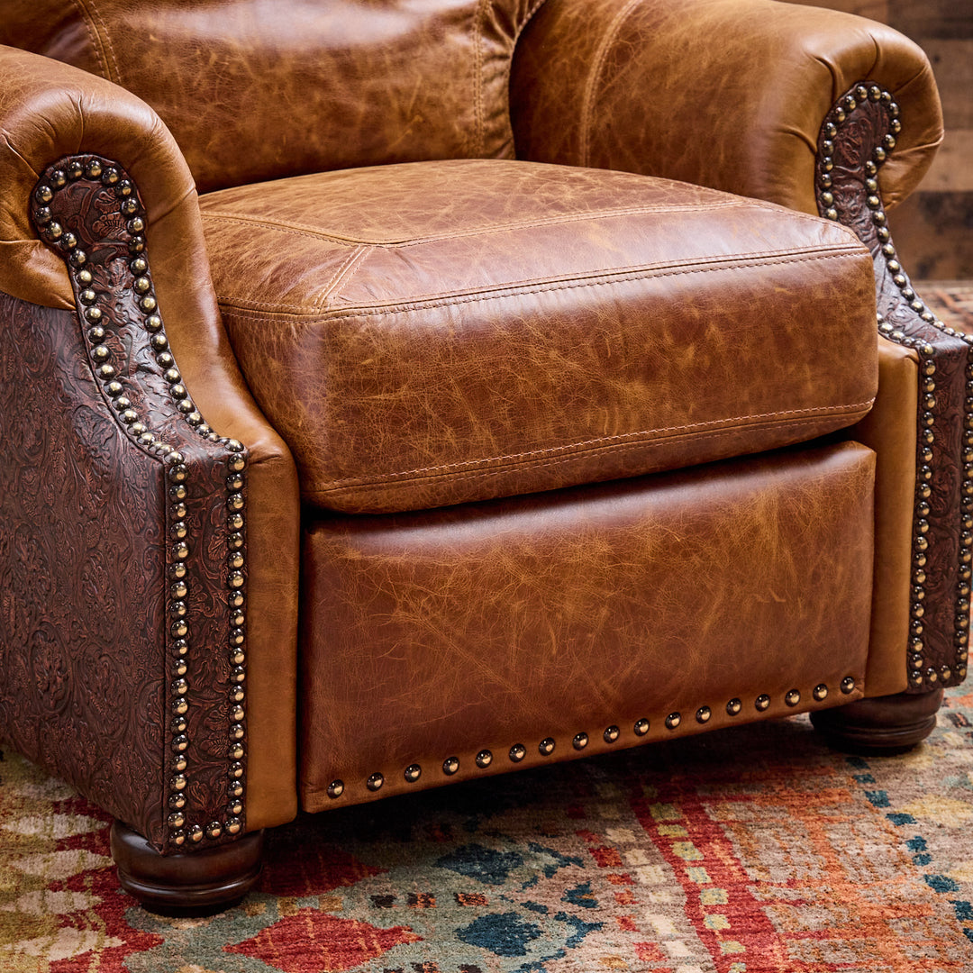 Ronello Cowboy Tool Leather Recliner