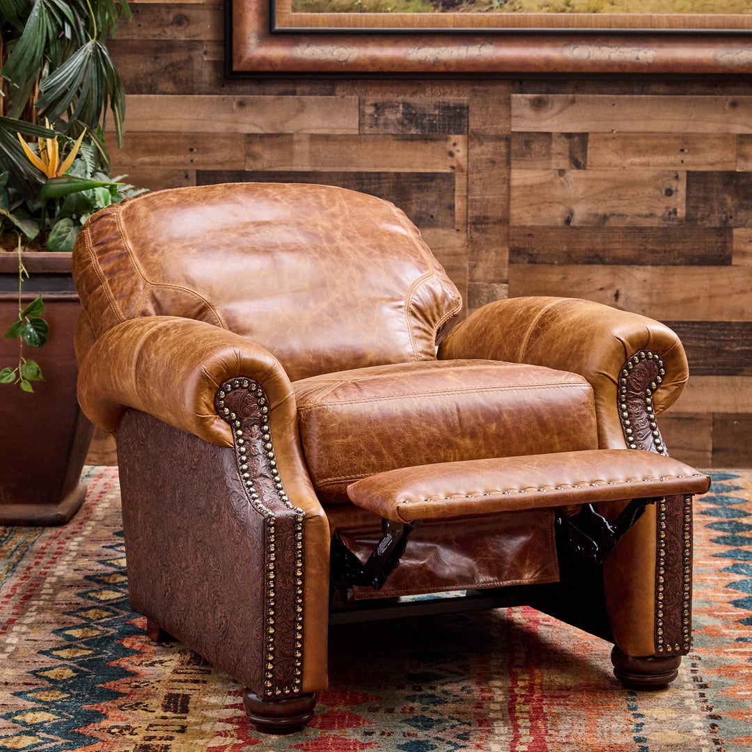 Ronello Cowboy Tool Leather Recliner