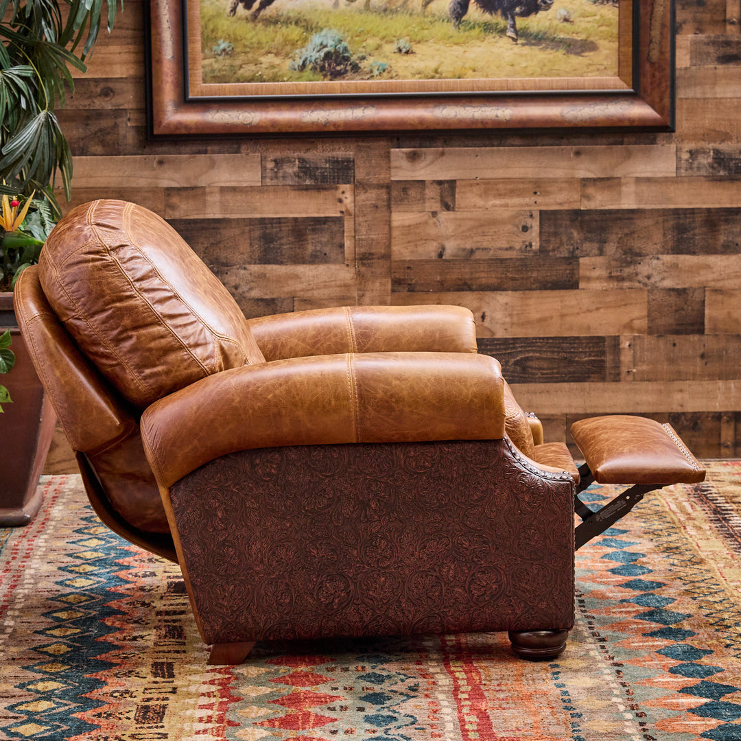Ronello Cowboy Tool Leather Recliner