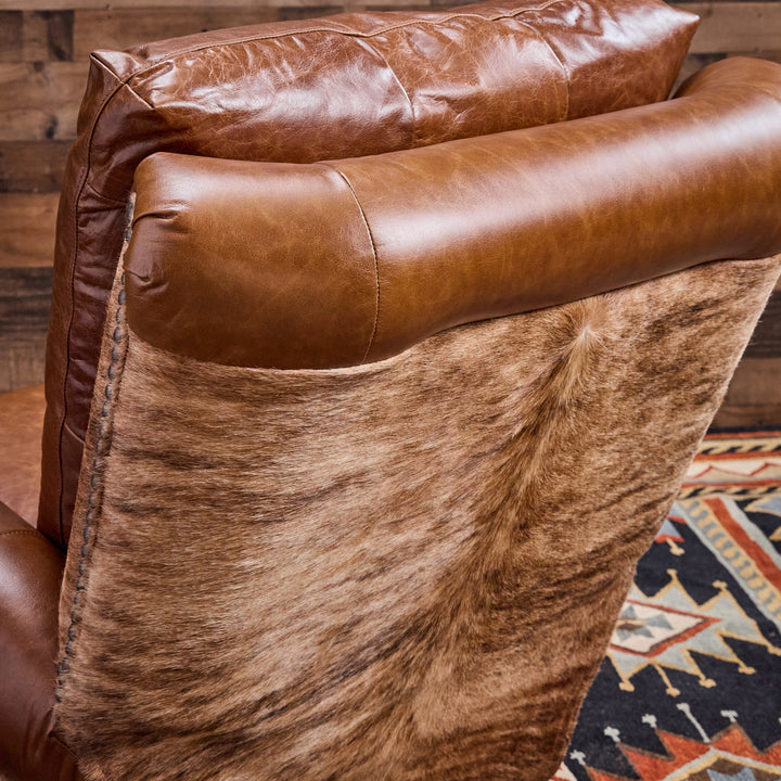 San Angelo Western Swivel Recliner