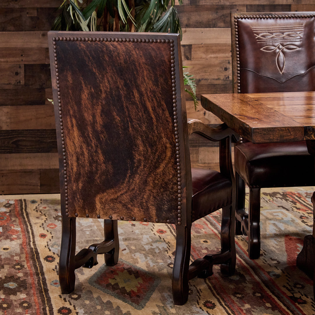 Bailey Boot Stitch Leather Dining Chair