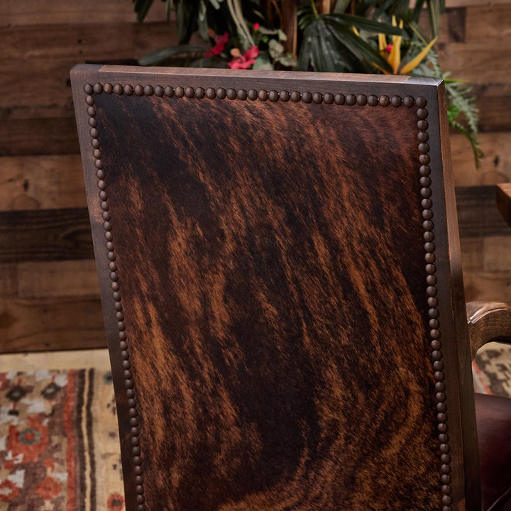 Bailey Boot Stitch Leather Dining Chair
